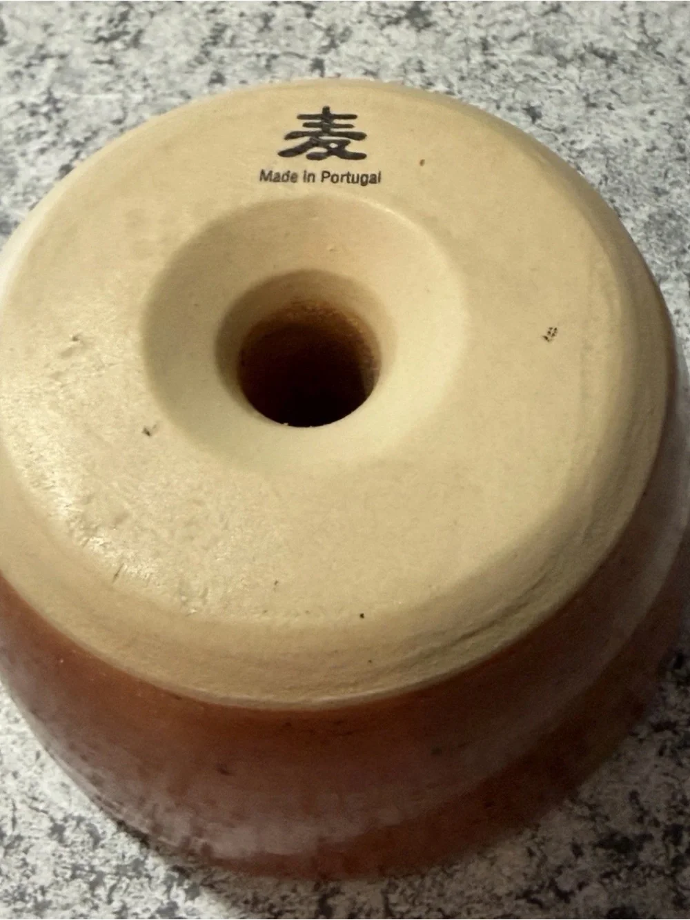 Small Handcrafted Ceramic Tube Dish | 4.5x2.5 Speckled Brown Stoneware